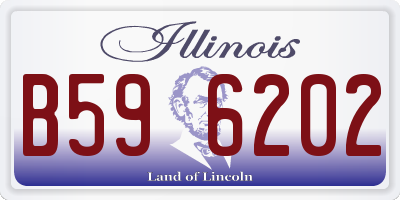 IL license plate B596202
