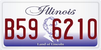 IL license plate B596210