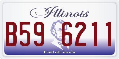 IL license plate B596211