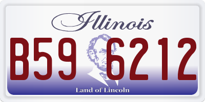 IL license plate B596212