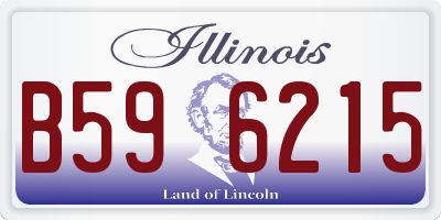 IL license plate B596215
