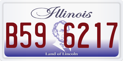 IL license plate B596217