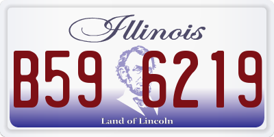 IL license plate B596219