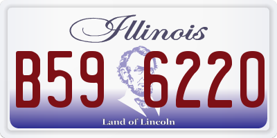 IL license plate B596220