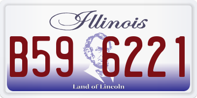 IL license plate B596221