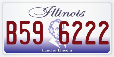 IL license plate B596222