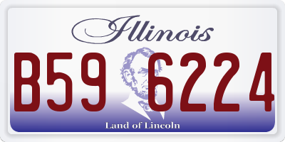 IL license plate B596224