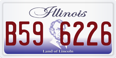 IL license plate B596226