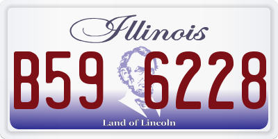 IL license plate B596228