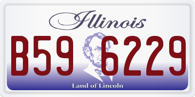 IL license plate B596229