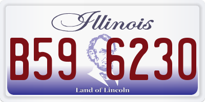 IL license plate B596230