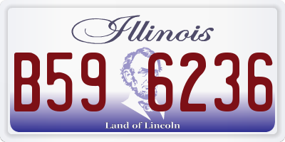 IL license plate B596236