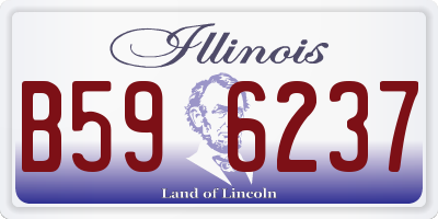 IL license plate B596237