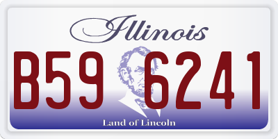 IL license plate B596241