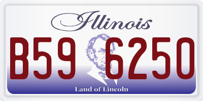 IL license plate B596250