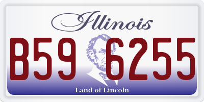 IL license plate B596255