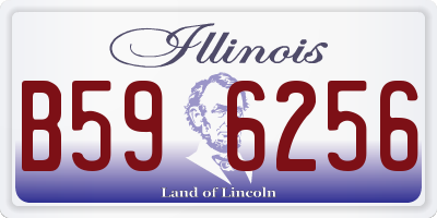 IL license plate B596256