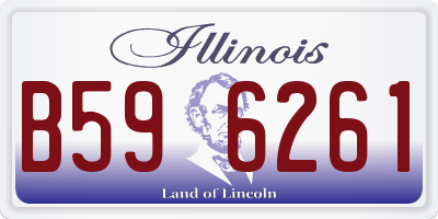IL license plate B596261