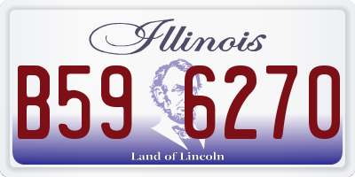 IL license plate B596270