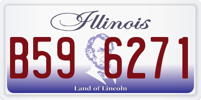 IL license plate B596271