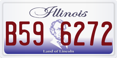 IL license plate B596272
