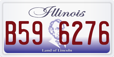 IL license plate B596276