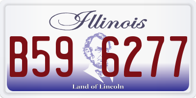 IL license plate B596277