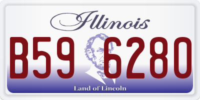 IL license plate B596280