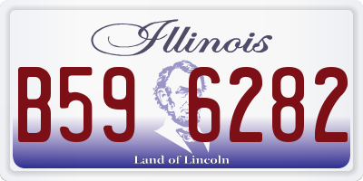 IL license plate B596282