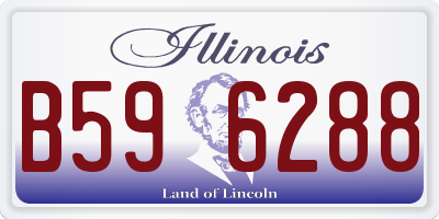 IL license plate B596288