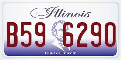 IL license plate B596290