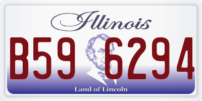 IL license plate B596294
