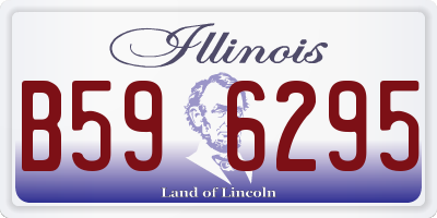 IL license plate B596295