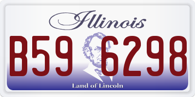 IL license plate B596298