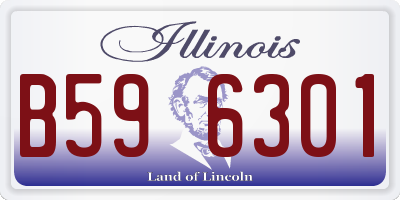 IL license plate B596301