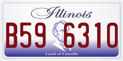 IL license plate B596310