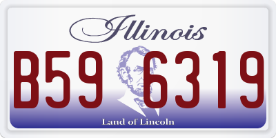 IL license plate B596319