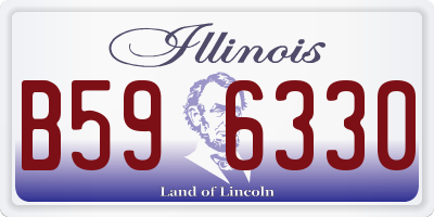 IL license plate B596330