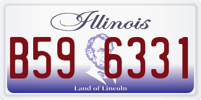 IL license plate B596331