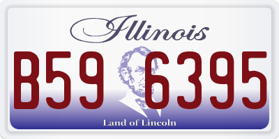 IL license plate B596395