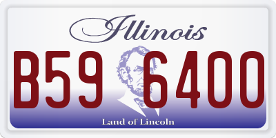 IL license plate B596400