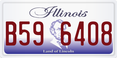IL license plate B596408
