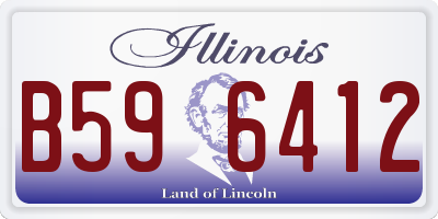 IL license plate B596412