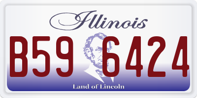 IL license plate B596424