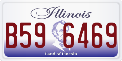 IL license plate B596469