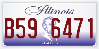 IL license plate B596471