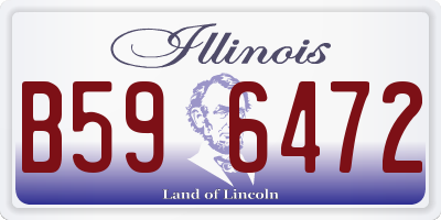 IL license plate B596472