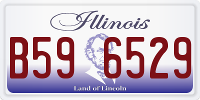 IL license plate B596529