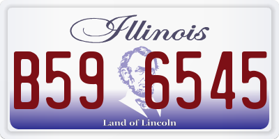 IL license plate B596545