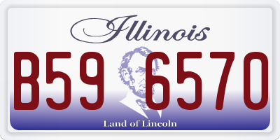 IL license plate B596570